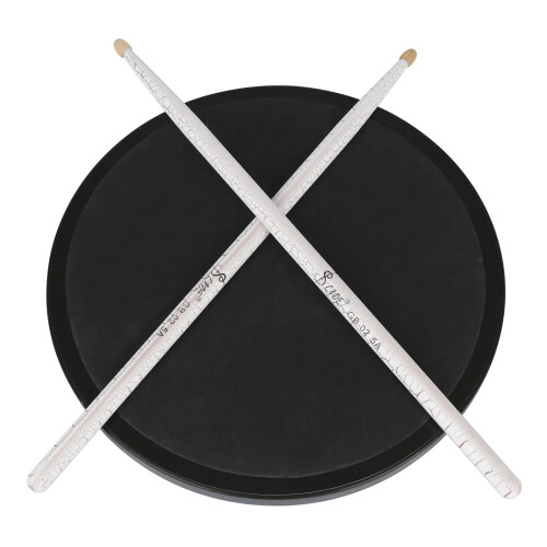 Slade 3 Pairs 5A Walnut Drum Sticks Cracked Ice Pattern – Red, Blue, Green 1