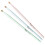 Slade 3 Pairs 5A Walnut Drum Sticks Cracked Ice Pattern – Red, Blue, Green 12