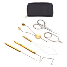 Fly Tying Tools Kit 6pcs Durable Steel and Copper MultiFunction Set for Fly Fishing
