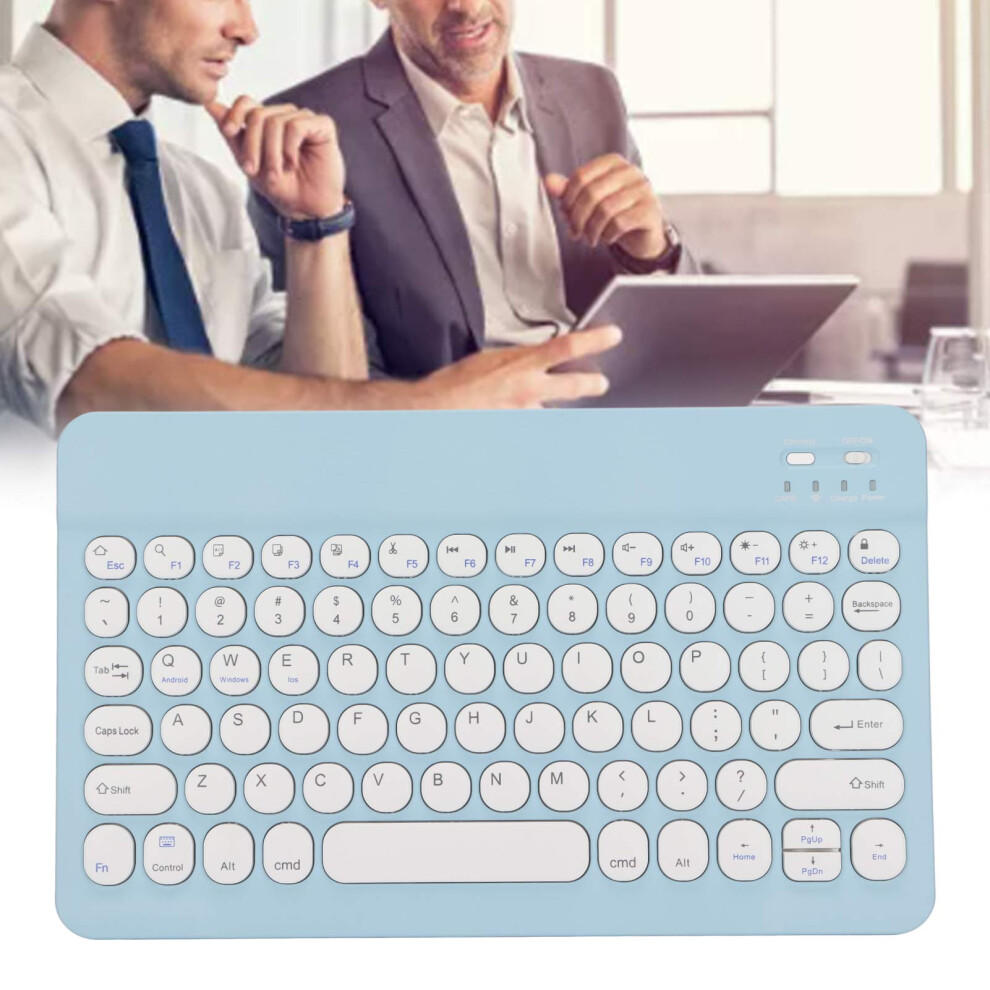 Wireless Keyboard For Ios Android Windows, 150Mah, 10M Range Blue 8721376617440