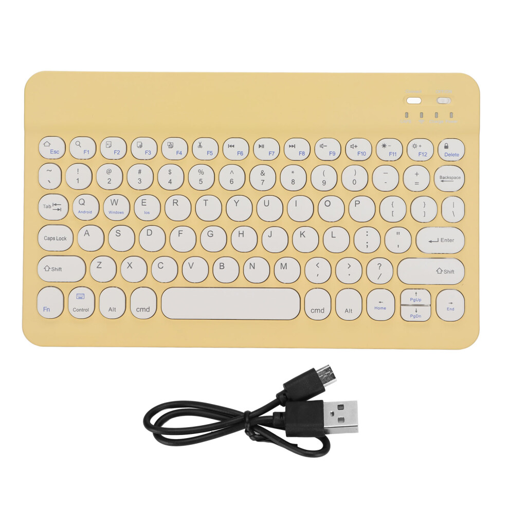 Wireless Keyboard With Kickstand, Cute Color Keyboard Case For Ios Android Windows Devices, Supports Mobile Phones Tablets Laptops With Bt Function, 9482828057939