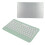 Wireless Bluetooth Keyboard for IOS/Android/Windows, Green, 150mAh 11