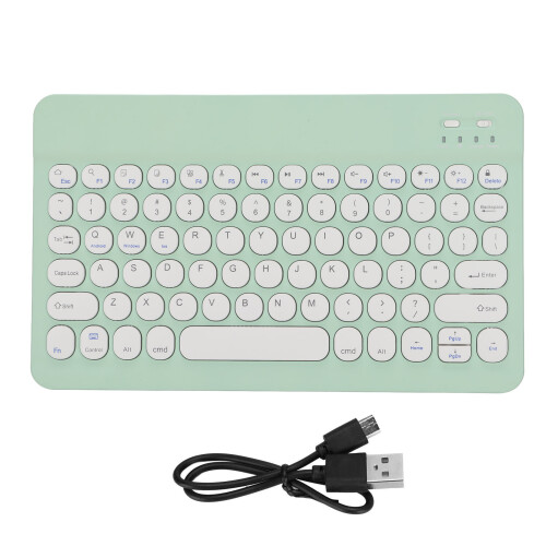 Wireless Bluetooth Keyboard for IOS/Android/Windows, Green, 150mAh 1