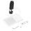HD Camera Microscope, Home Usage Microscope with Infinitely Variable Zoom, LED Lighted Digital USB Microscope for Photo Video Capture, Portable for 1