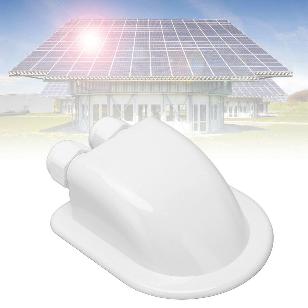 Ip68 Waterproof Solar Gland Double Cable Entry Abs Mount Housing For Marine Rv 5051372986664