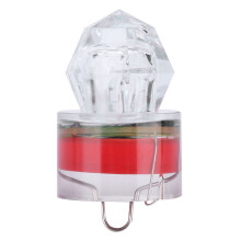Esca luminosa lampeggiante ad alta visibilità per la pesca in profondità, luce LED per la pesca in profondità attivata dall'acqua con design a