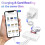Memory Card Reader for iPhone iPad Android, MFi Certified High-Speed Transfer USB C SD TF Adapter, Dual Connector Multi Memory Card Reader with 6