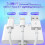 Memory Card Reader for iPhone iPad Android, MFi Certified High-Speed Transfer USB C SD TF Adapter, Dual Connector Multi Memory Card Reader with 4