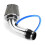 Universal 3 Inch Cold Air Intake Kit with Aluminum Racing Air Filter Boost Engine Performance Silver 1
