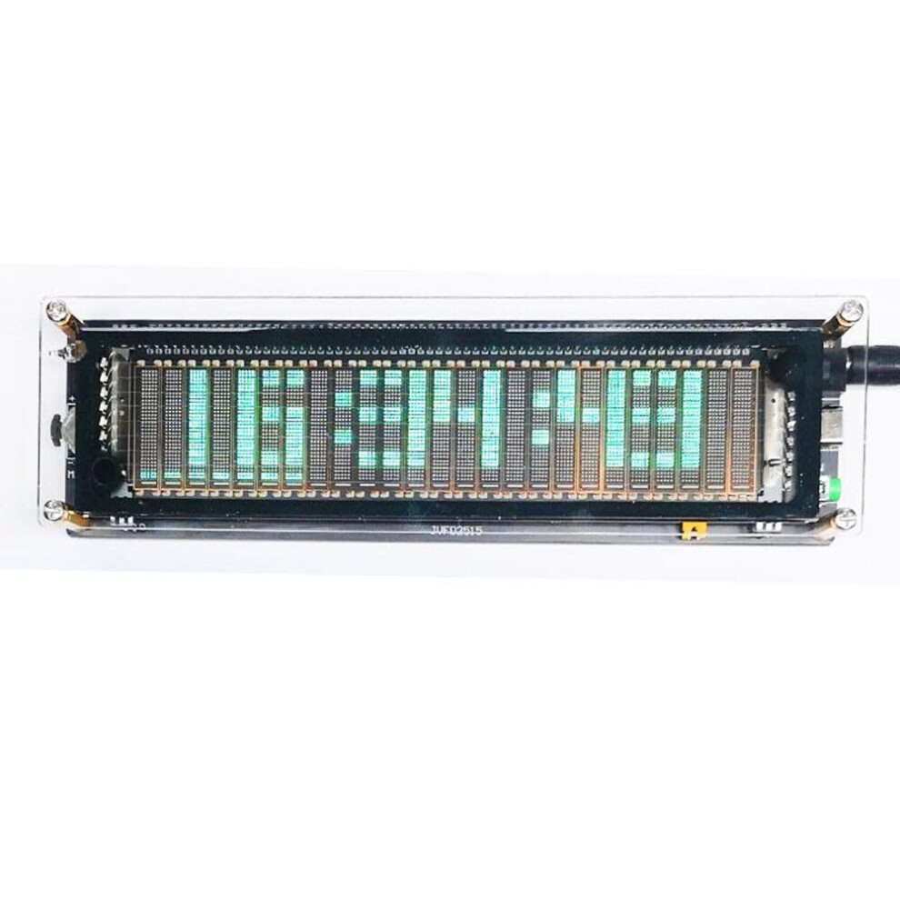 Led Audio Spectrum Diy Kit Vfd2515 Audio Spectrum Analyzer, Vfd Sound Level Meter, Vu Meter Screen Display Tool 9347817705454