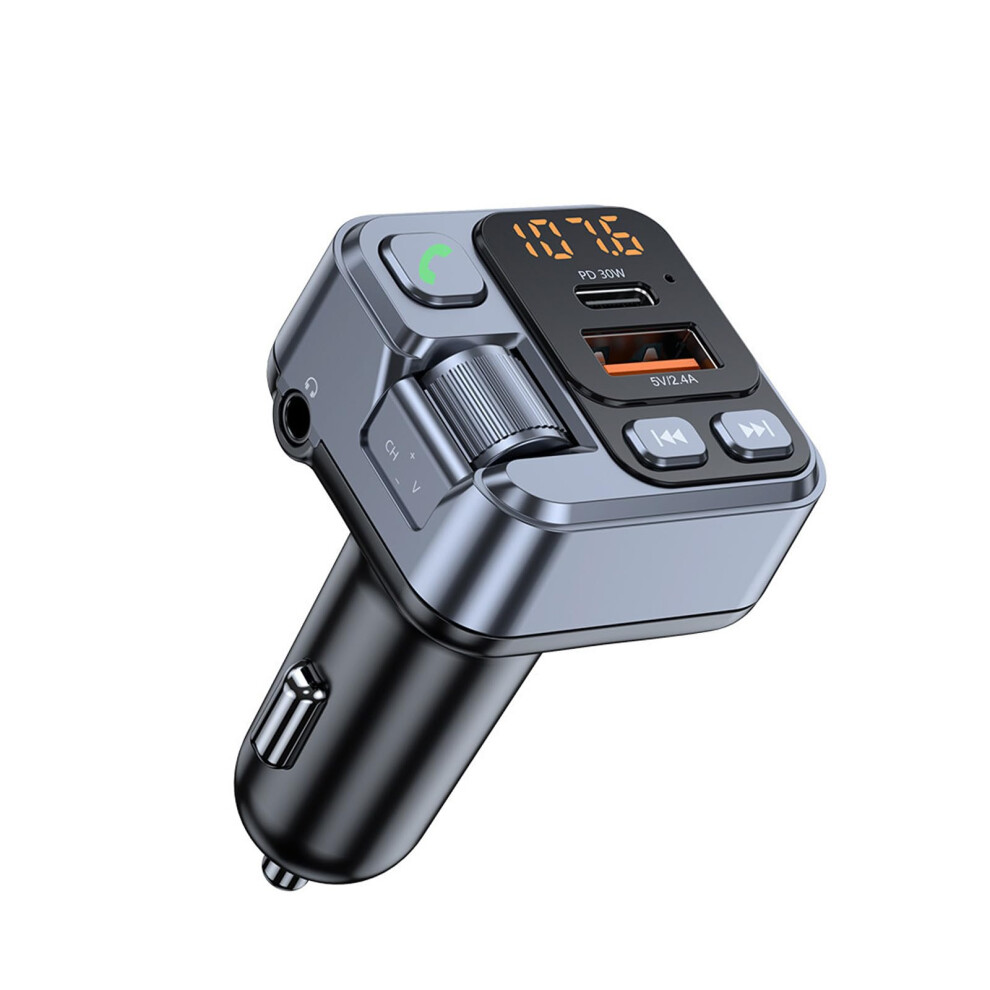 Bluetoothcompatible Transmitter For Car Pd30w Qc3.0 Usb Car Charger Mp3 Music Player Fm Transmitter 9347817705492