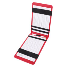 Pattern Golf Scorecard Holder Pen Loop Portable Scoring Notebook For Men And Women, Tournaments And Practice