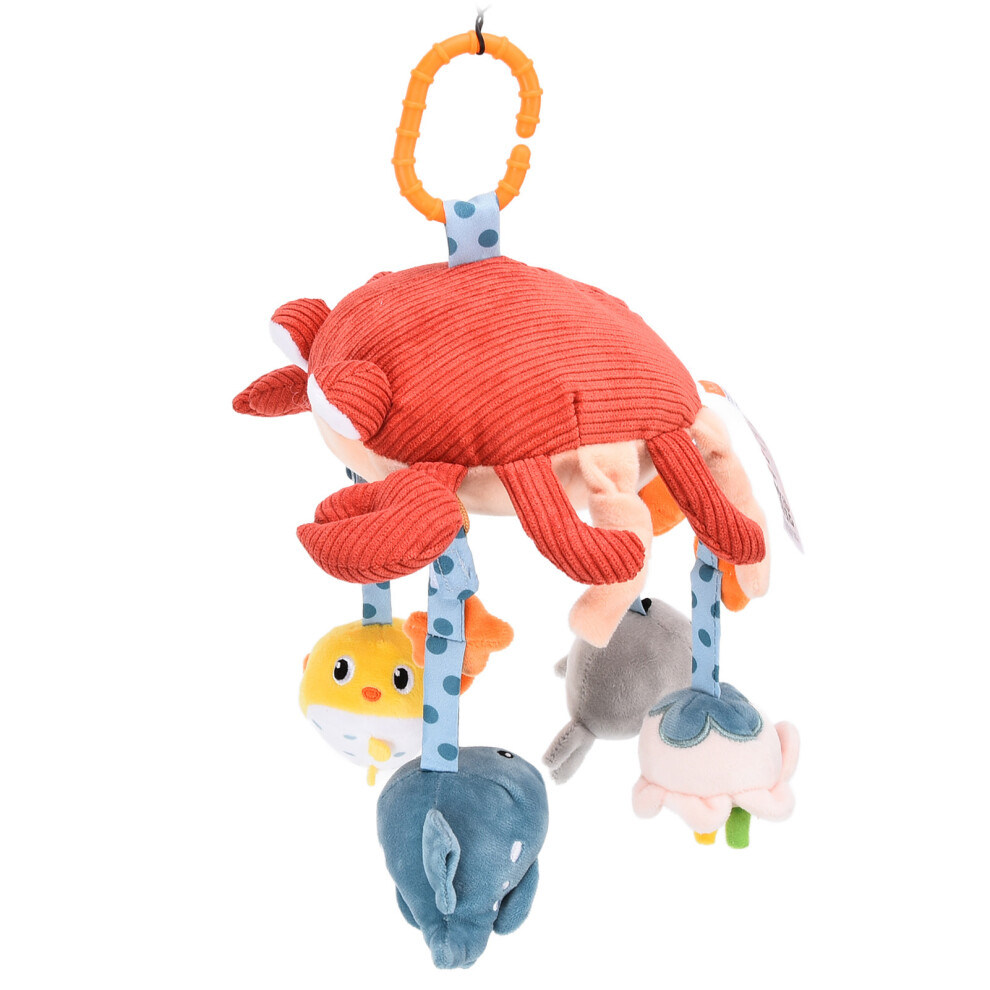 Baby Crib & Stroller Mobile - TM257 Plush Crab Rattle Pendant Set