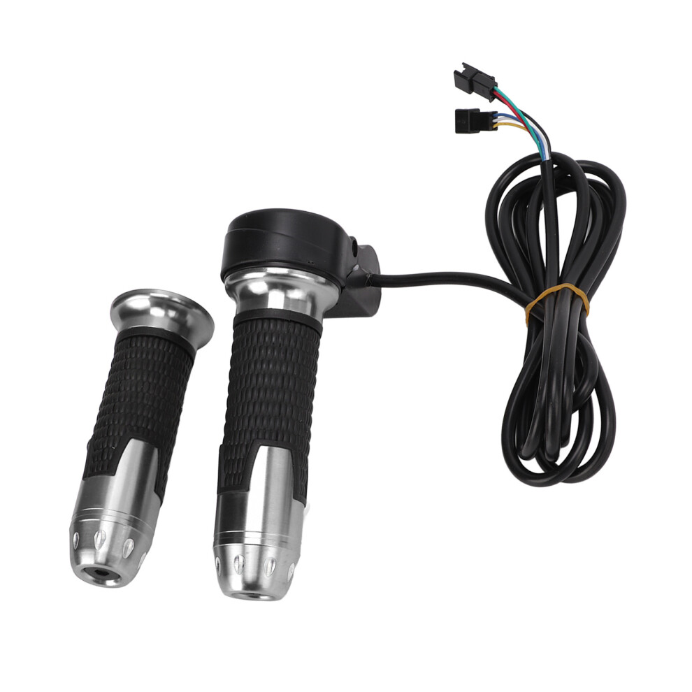 Twist Throttle Handlebar Grip For 12V-99V Electric Vehicles, Silver 8401376625828