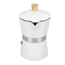 Aluminium Moka-Topf für den Herd, Kaffeemaschine, 300 ml, 6 Tassen für Zuhause