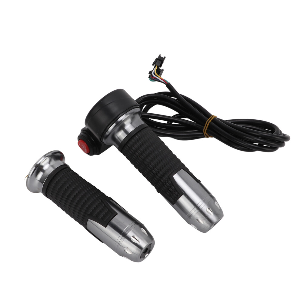 Electric Vehicle Twist Throttle Grip For 23Mm Handle - 12V-99V Gray 7891376626108
