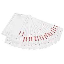 Knitting Machine Punch Cards Pinpoint Punching Accuracy 20 Patterns Flower Punch Cards Double Sided Printing Soft And Durable High Quality Stitches