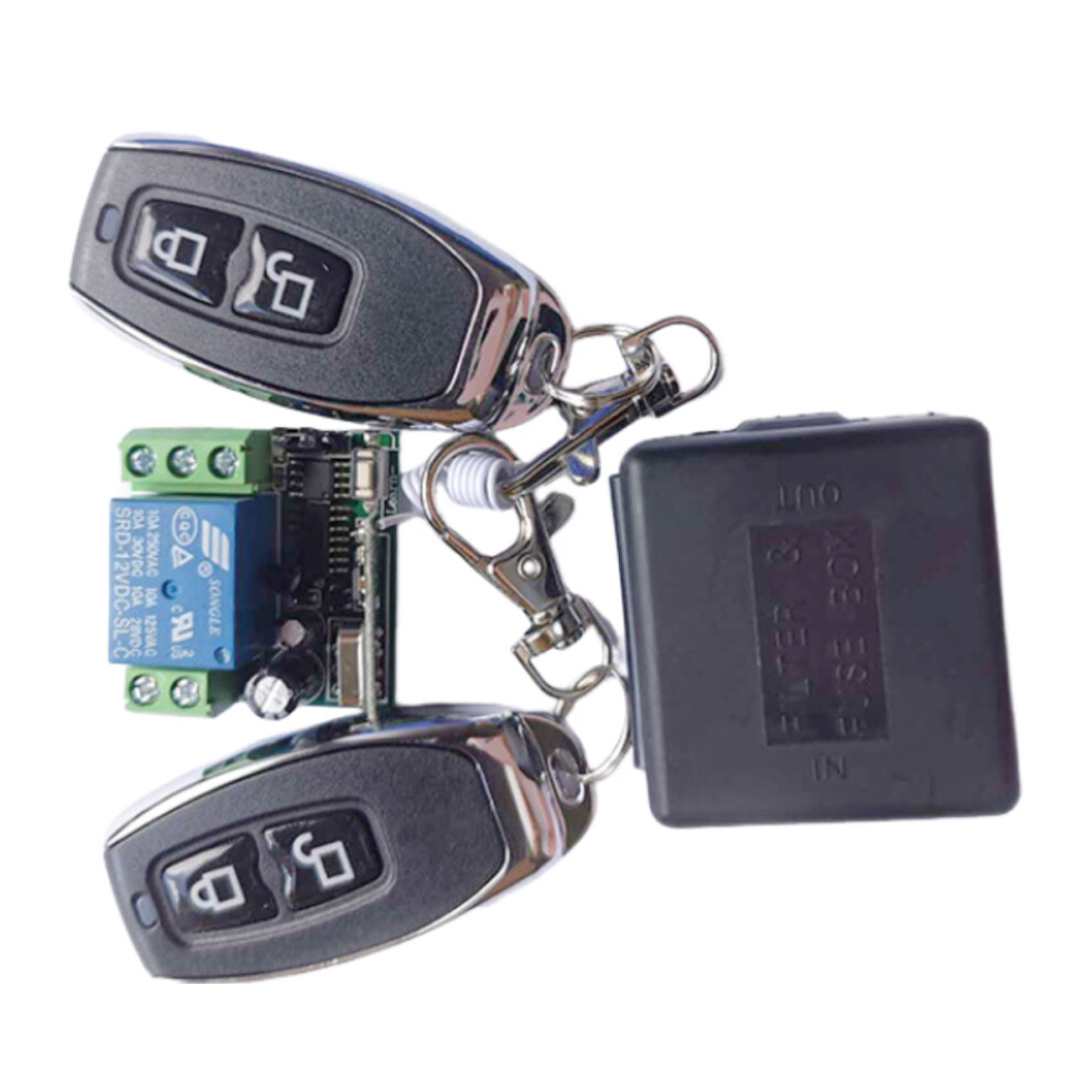 Rf Wireless Remote Control Switch For Smart Access Systems, 433Mhz Wireless Receiver With Transmitter For 12V Dc Applications, Momentary Relay Switch 9009791740622