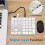 External Numpad Keyboard, 34-Key Design for Rapid Number Entry, Portable Bluetooth Numeric Keypad with USB-C Hub Function, Multi-interface Use, 5