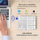 External Numpad Keyboard, 34-Key Design for Rapid Number Entry, Portable Bluetooth Numeric Keypad with USB-C Hub Function, Multi-interface Use, 3