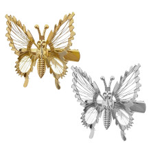 Fermaglio per capelli a forma di farfalla dal design retrò ed elegante, dall'aspetto brillante e con forte tenuta, ideale per donne e ragazze.