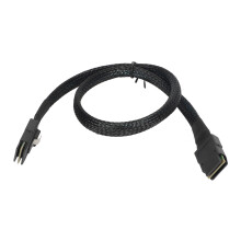 Cablu de date de înaltă performanță, conector mini SAS cu viteză de transmisie de 12 Gbps pentru hard disk de server, ecranare dublă, flexibil