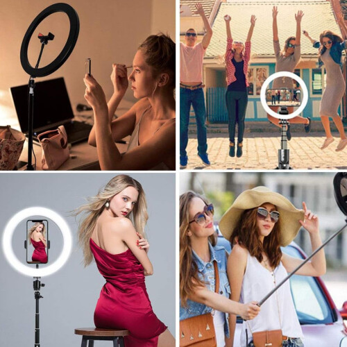 Creative Ring Light, Universal Ball Heads With Shadowless Soft Lighting For Professional And Personal Use 1
