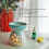 Κεραμικό κερί πολλαπλών χρήσεων Tealight, καυστήρας αιθέριου ελαίου με έντονο χρώμα 6