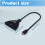 Διακόπτης θύρας HDMI για HDTV, διακόπτης HDMI με λειτουργία εναλλαγής με πάτημα 5