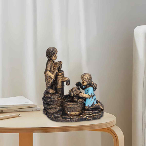 Έργο τέχνης καταρράκτη, εξωτερική βρύση νερού, ανθεκτικός σχεδιασμός, αντίκα 1