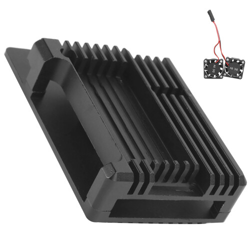 Raspberry Pi4Case, Ψύκτρα Αλουμινίου για Raspberry Pi4Model B, με Παθητική Ψύξη και Αθόρυβη 1