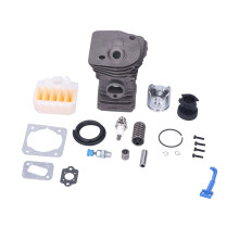Zylinder Kolbenkit 340 345 350 Luftfilter Rohr Zündkerze 40mm