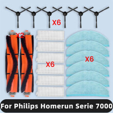 Spare Part for  Homerun Serie 7000 XU7100/01 XU7100/02 Brush Mop Cloth Hepa Filter Household Cleaning Accessories