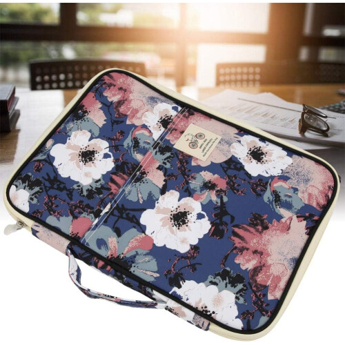 A4 Multi Function Briefcase, A4 600D Oxford Cloth Document Organizer for Work School Home Office, Business Messenger Bag 2