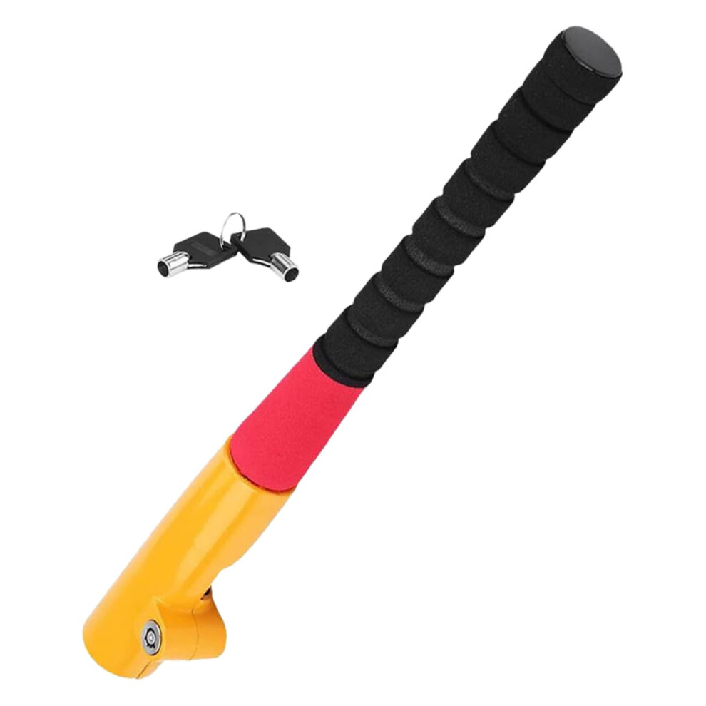 Adjustable Car Steering Wheel Lock Heavy Duty Vehicle Antitheft Security With Easy Key Operation 9347817711486