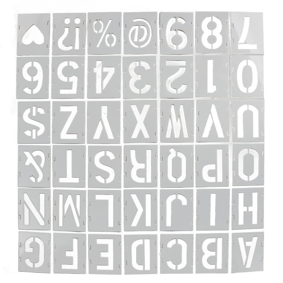 DIY Alphabet Stencil 42pcs for Spray Painting Home Decorations & Art