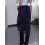 (M, Navy) Jupe fleurie vintage sorties décontractées. 9
