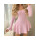 (S, Pink) Robe trapèze élégante pour l'automne 5
