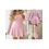 (S, Pink) Robe trapèze élégante pour l'automne 4