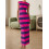 (S, Purple) Robe moulante rayée et sorties. 6