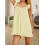 (L, Bright Yellow) Robe d'été courte sans manches. 7