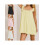 (L, Bright Yellow) Robe d'été courte sans manches. 3