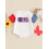 (0-3 Months, White) Romper Samhraidh le na Saoirse. 2