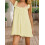 (M, Bright Yellow) Robe d'été courte sans manches. 6
