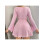 (L, Pink) Robe trapèze élégante pour l'automne 10