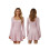 (S, Pink) Robe trapèze élégante pour l'automne 9