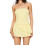 (S, Yellow) Robe bustier mini les soirées. 1