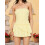 (XL, Yellow) Robe bustier mini les soirées. 5