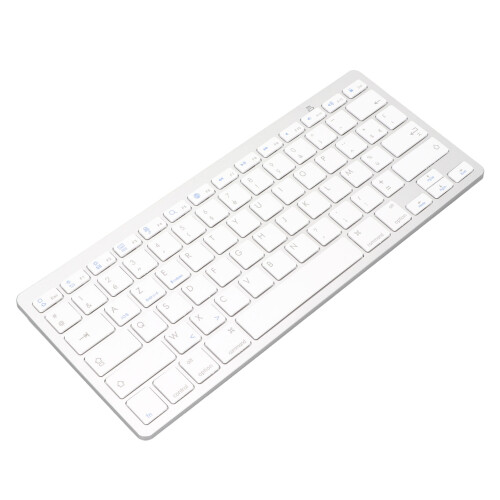 Portable Mechanical Keyboard, Ultra Slim Compact Keyboard with Stable Bluetooth Connectivity and Auto Recognize Operating System, Wireless Computer 1