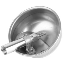 Bebedouro automático para porcos, tigela de água em aço inoxidável com sistema de válvula inteligente e design à prova de vazamentos para